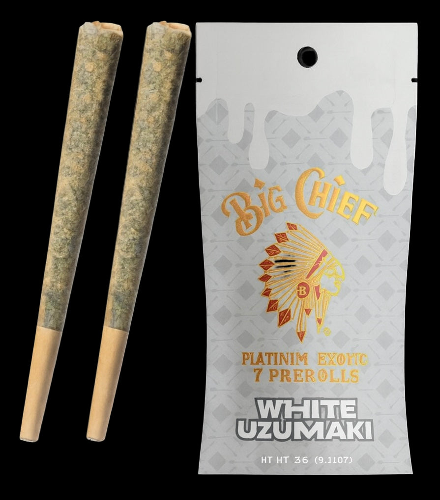 Big Chief |Premium Exotic THC-A Pre-Rolls: (2ct) 3g