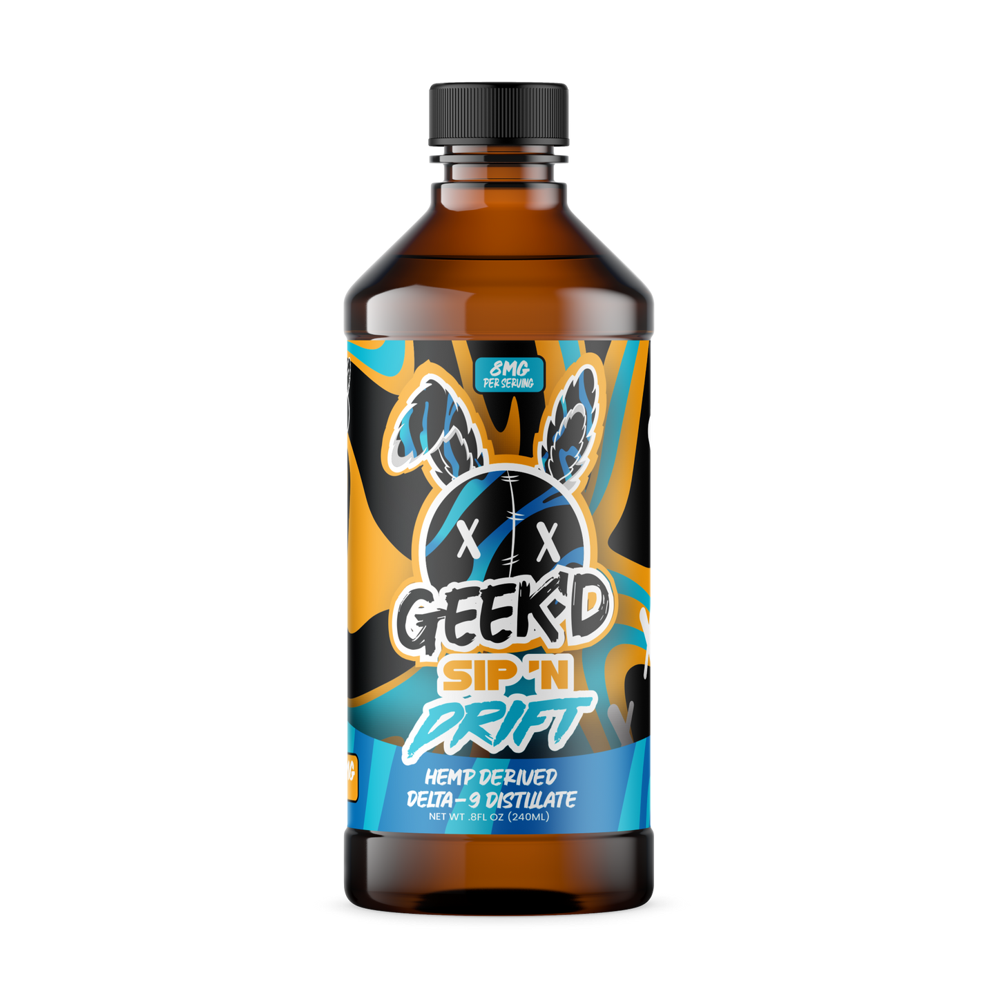 GEEK'D | D9 Hemp Syrup - 800mg