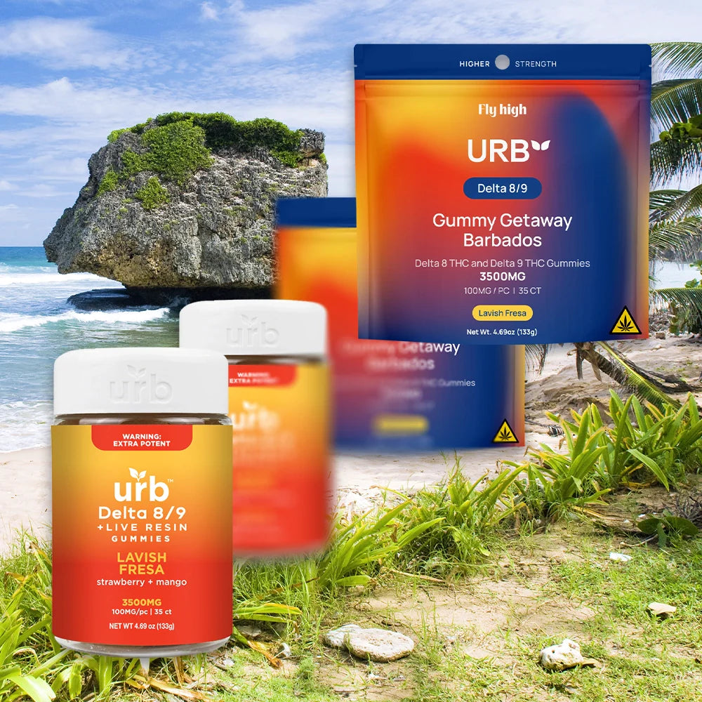 URB | D8/D9 THC-A Gummies 3500 MG: (35CT)