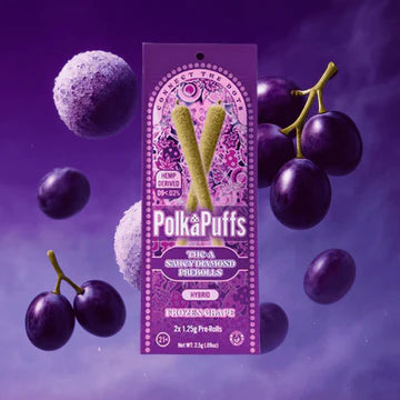 Polka Puff | Saucy Diamond THCa Pre Rolls: 2x 1.25g