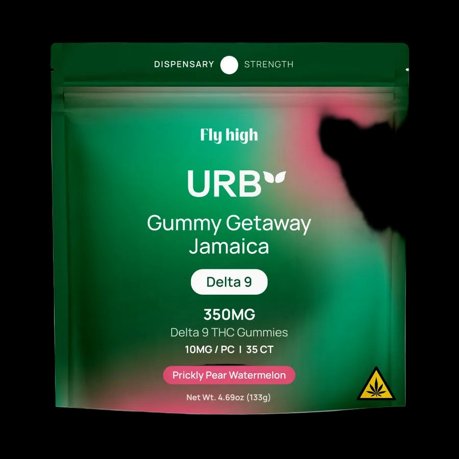 URB D9 THC Getaway Jamaica Fly High Gummies (35CT)