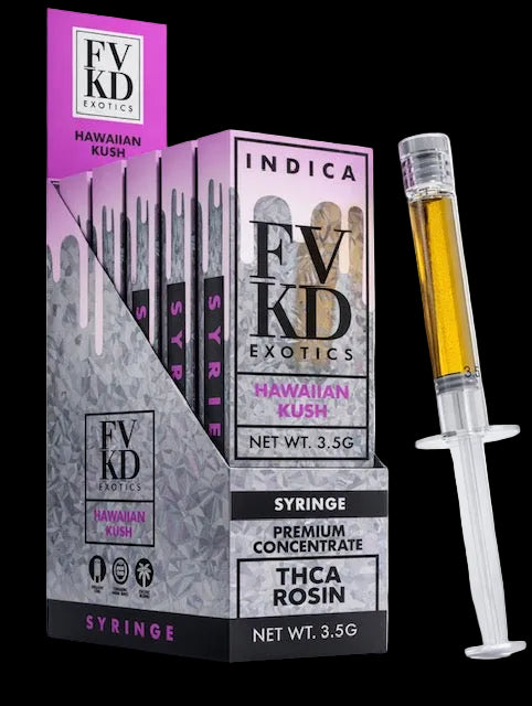 FVKD Exotics Premium Concentrate THC-A Rosin Syringe 3.5g