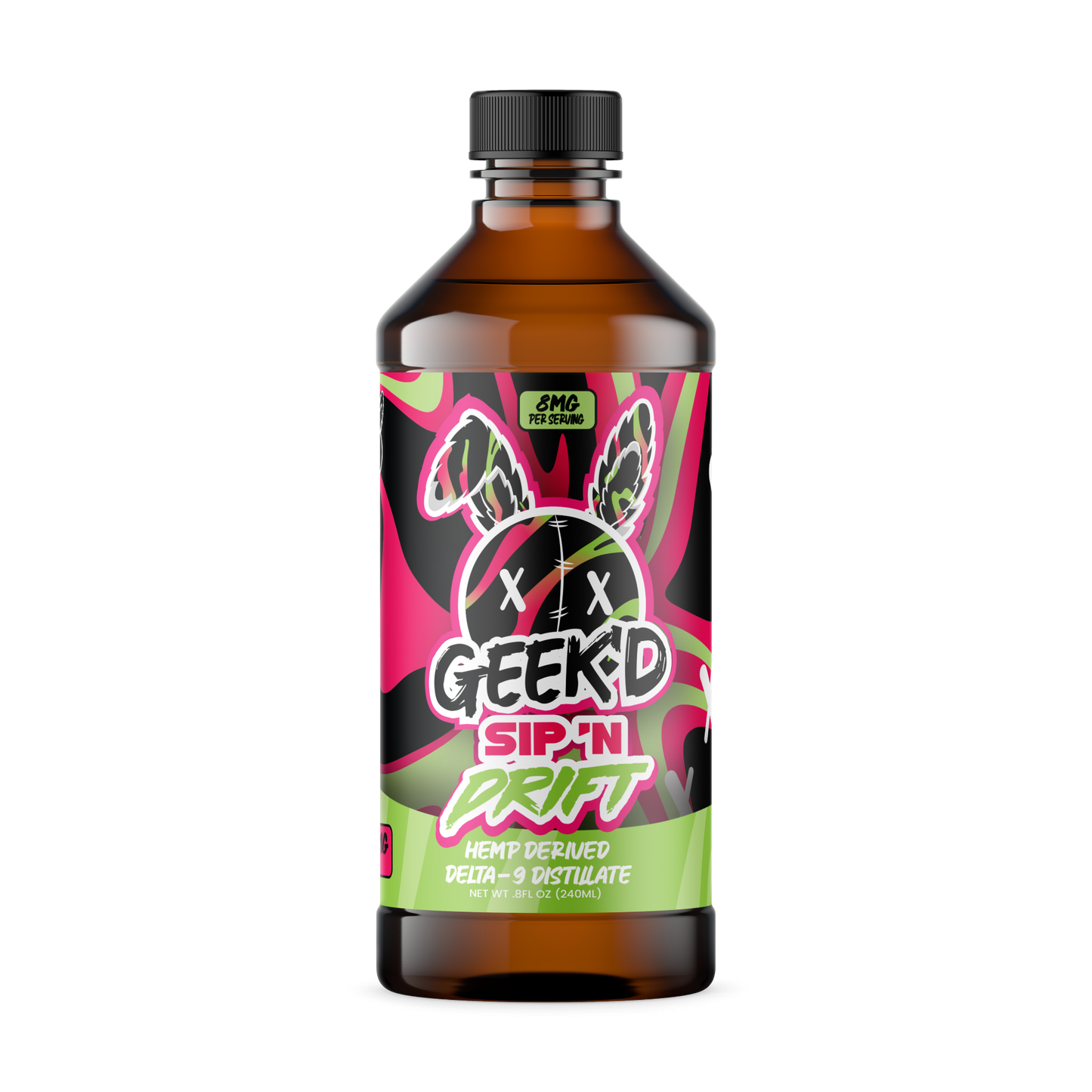 GEEK'D | D9 Hemp Syrup - 800mg