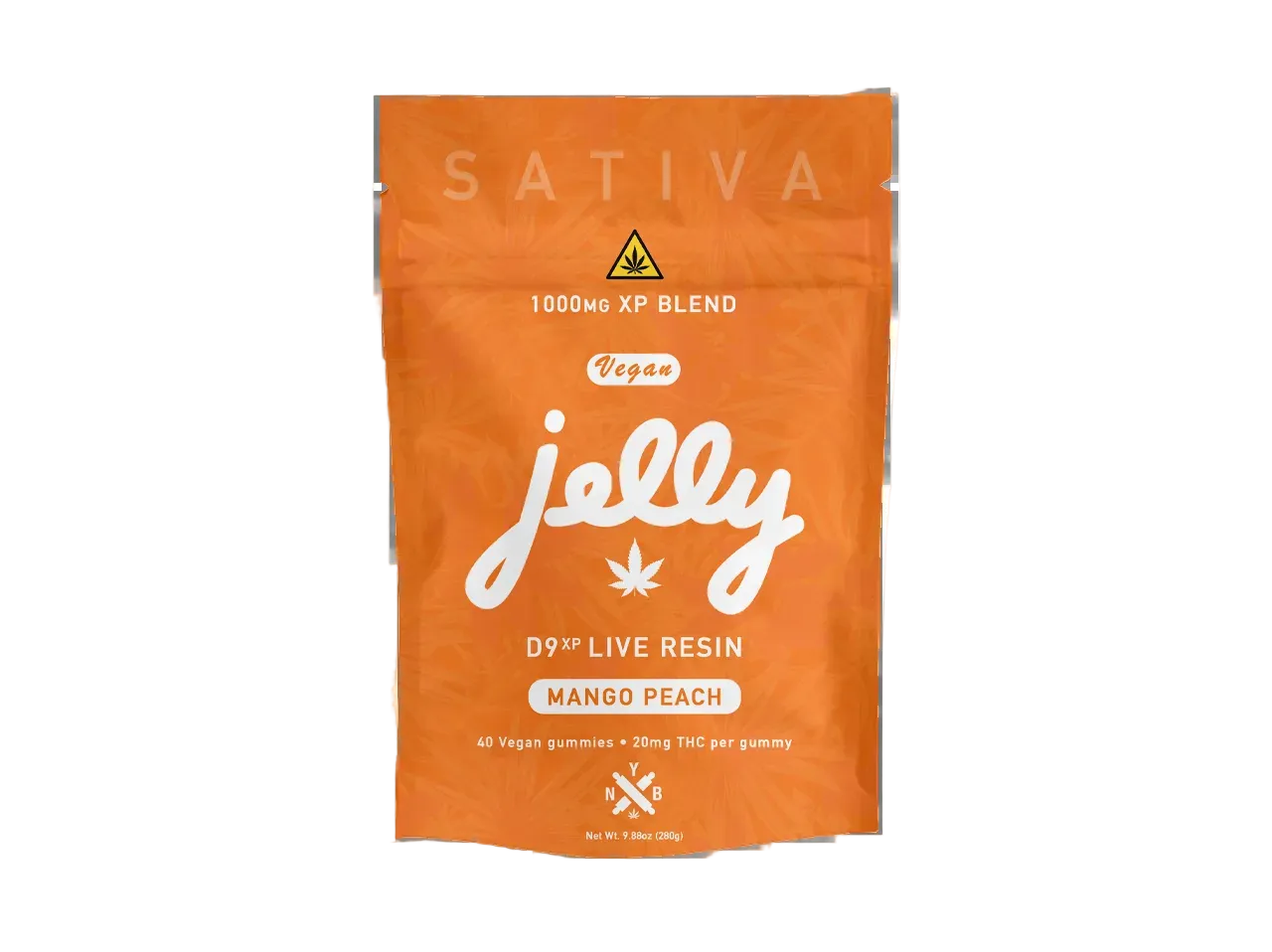 NYB | D9-XP Live Resin Gummies: 2500 mg: (40 CT)