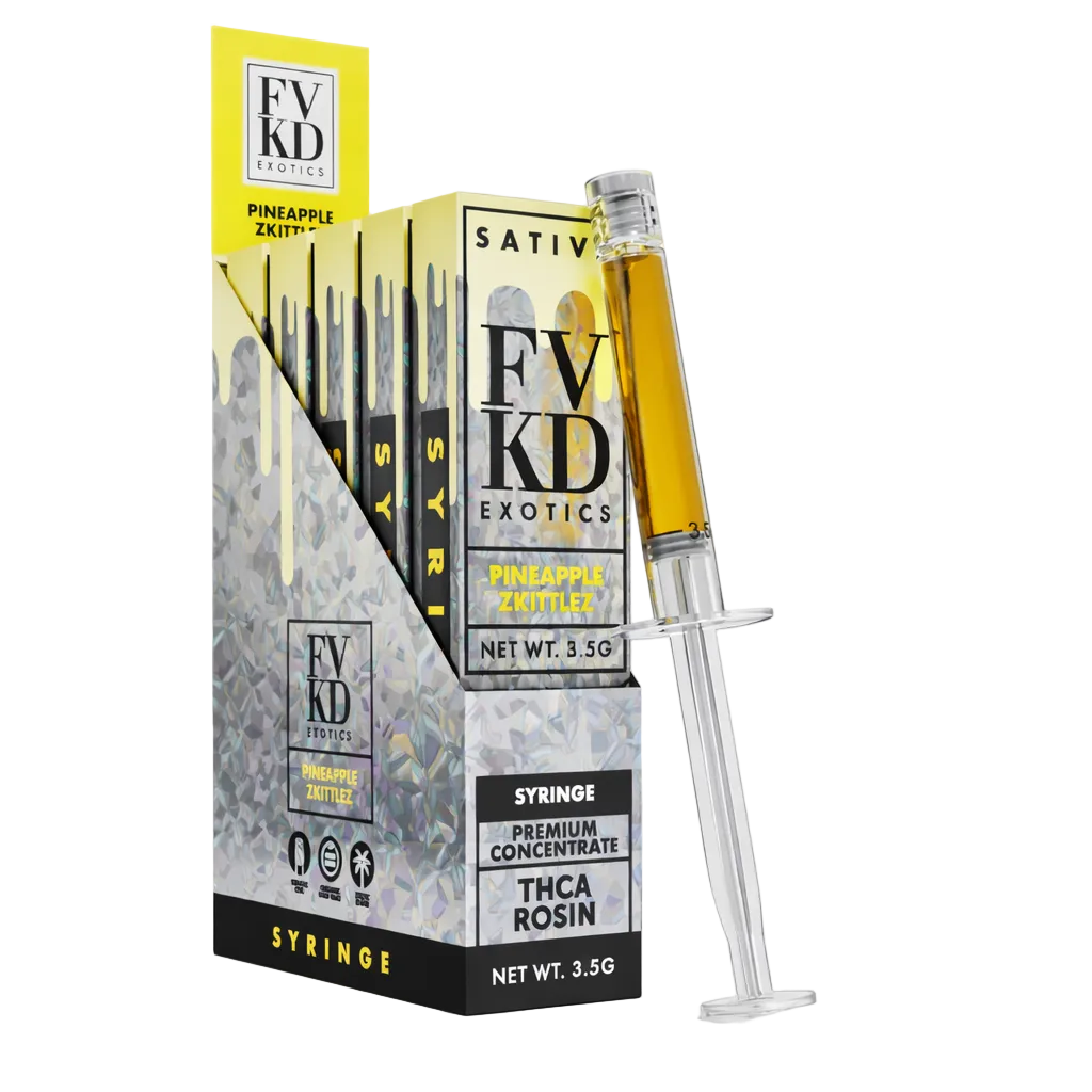 FVKD Exotics Premium Concentrate THC-A Rosin Syringe 3.5g