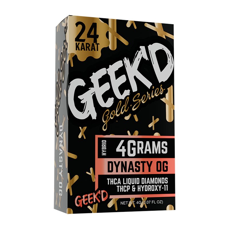 GEEK'D | GOLD SERIES | Full-Spec 4G Disposable Vape