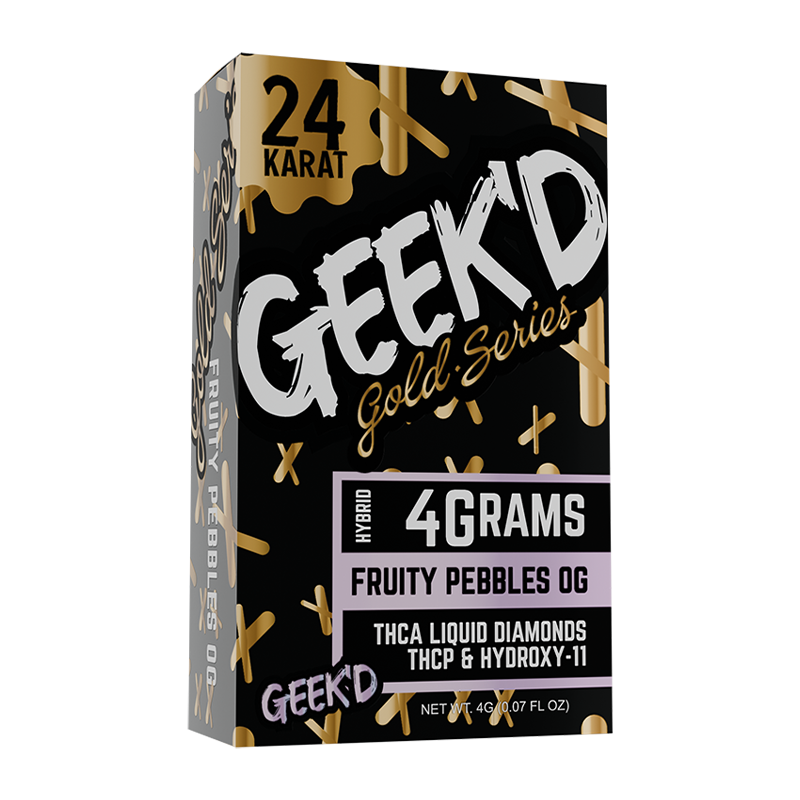 GEEK'D | GOLD SERIES | Full-Spec 4G Disposable Vape