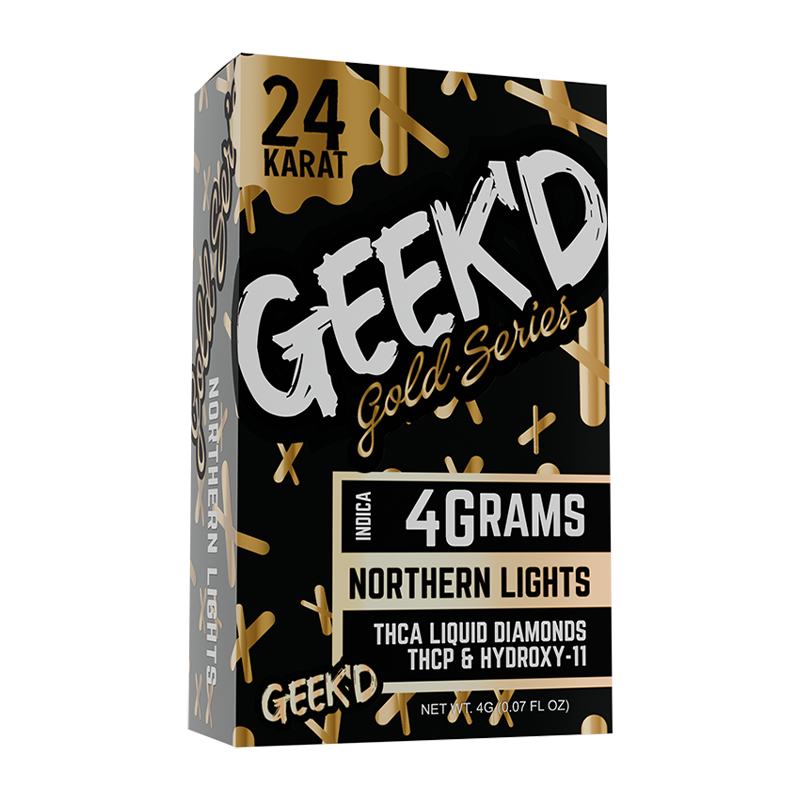 GEEK'D | GOLD SERIES | Full-Spec 4G Disposable Vape