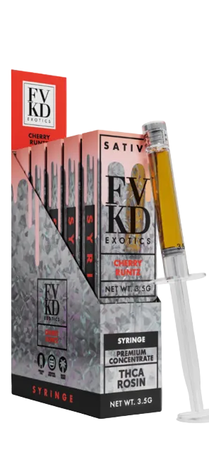 FVKD Exotics Premium Concentrate THC-A Rosin Syringe 3.5g
