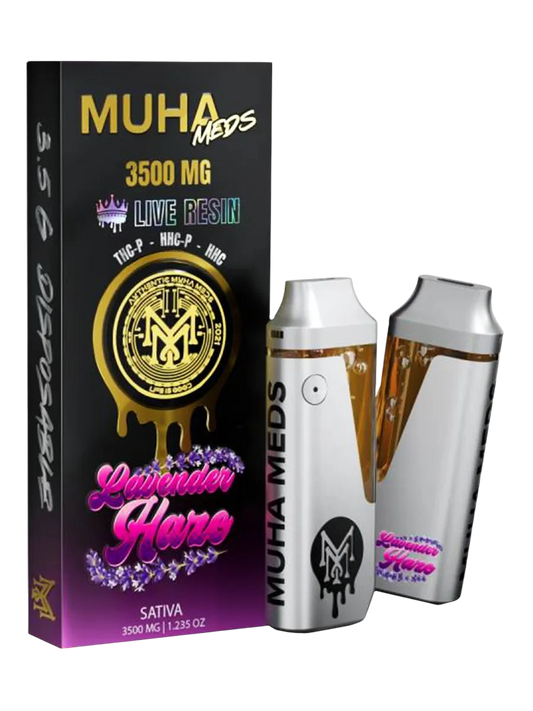 MUHA MEDS | THC-P/HHC-P/HHC | Live Resin Disposable Vape - 3.5 G