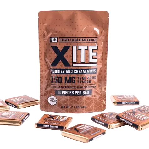 XITE | D9|THC-A Chocolate 5ct: 150mg
