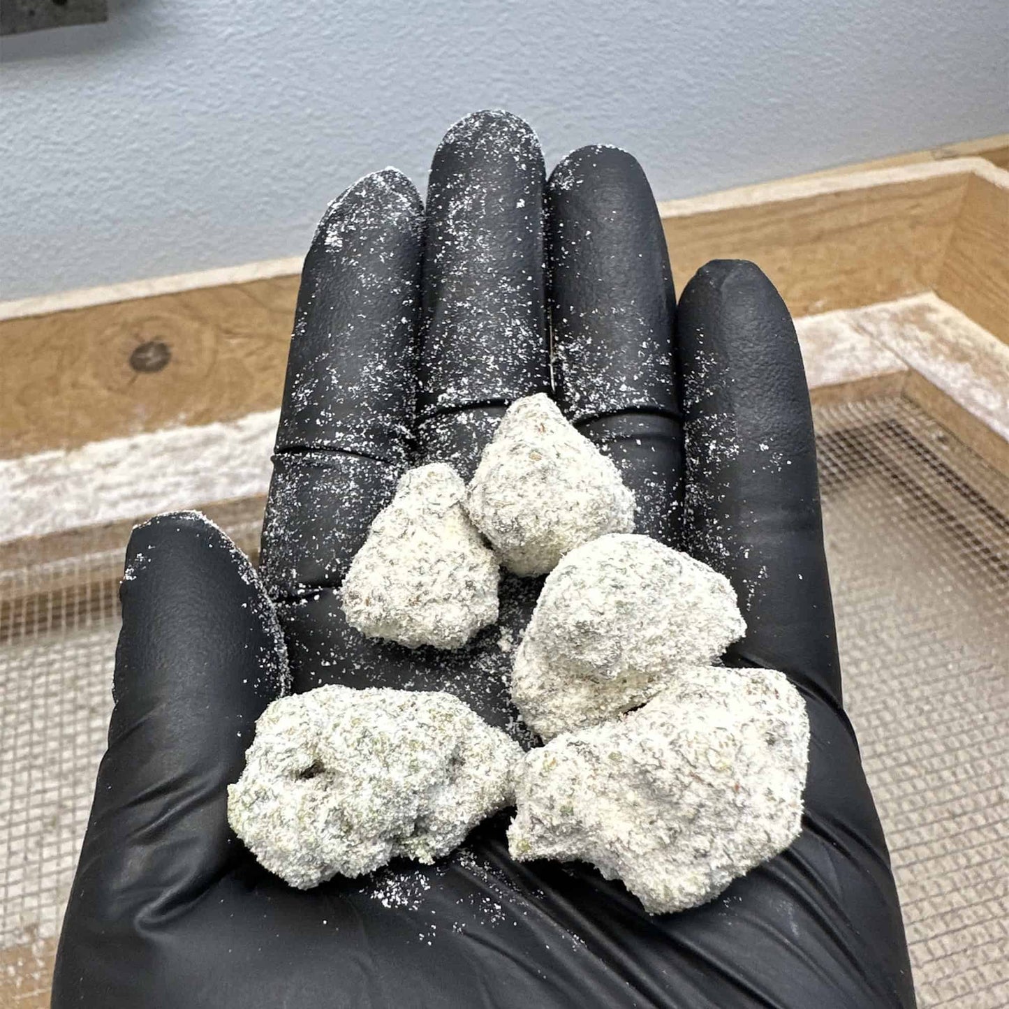 THC-A Snowcaps | White Widow: HYBRID (60.87%)