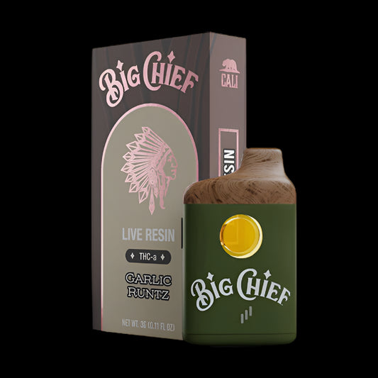 Big Chief | 3G THC-A Disposable: Garlic Runtz (HYBRID)