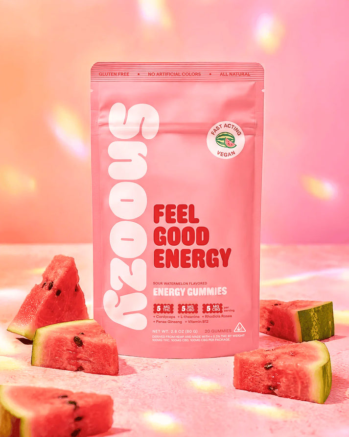 Snoozy Feel Good Energy THC Gummies