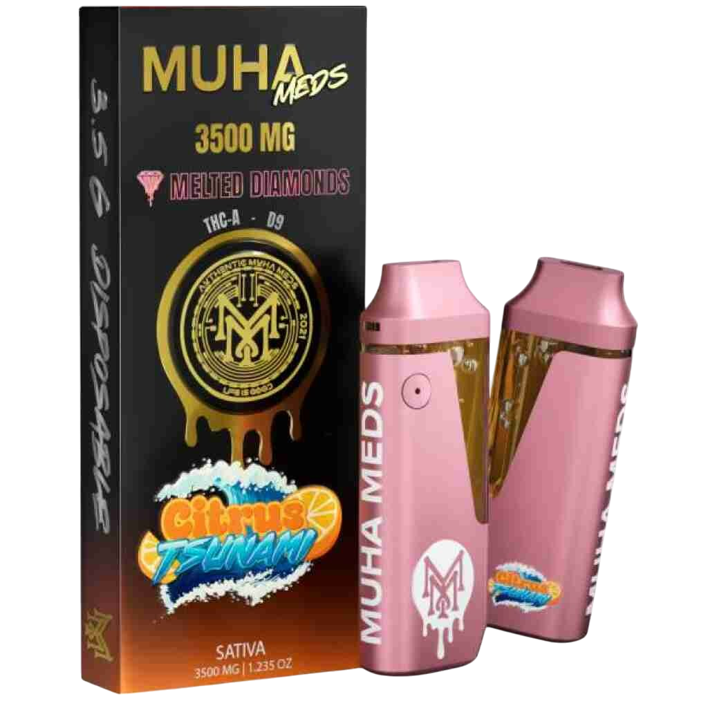 MUHA MEDS | THCa/D9 | Melted Diamonds Disposable Vape - 3.5 G