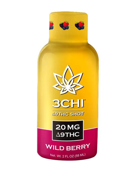 3CHI | 20mg D9 Shots : Wild Berry